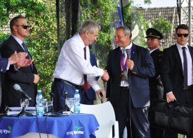 Fotogalerie: Návštěva prezidenta Miloše Zemana 2019 #27
