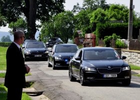 Fotogalerie: Návštěva prezidenta Miloše Zemana 2019 #4